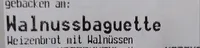 Walnussbaguette