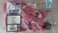 Chuleta de pavo al ajillo