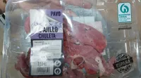 Chuletas de contramuslo de pavo al ajillo