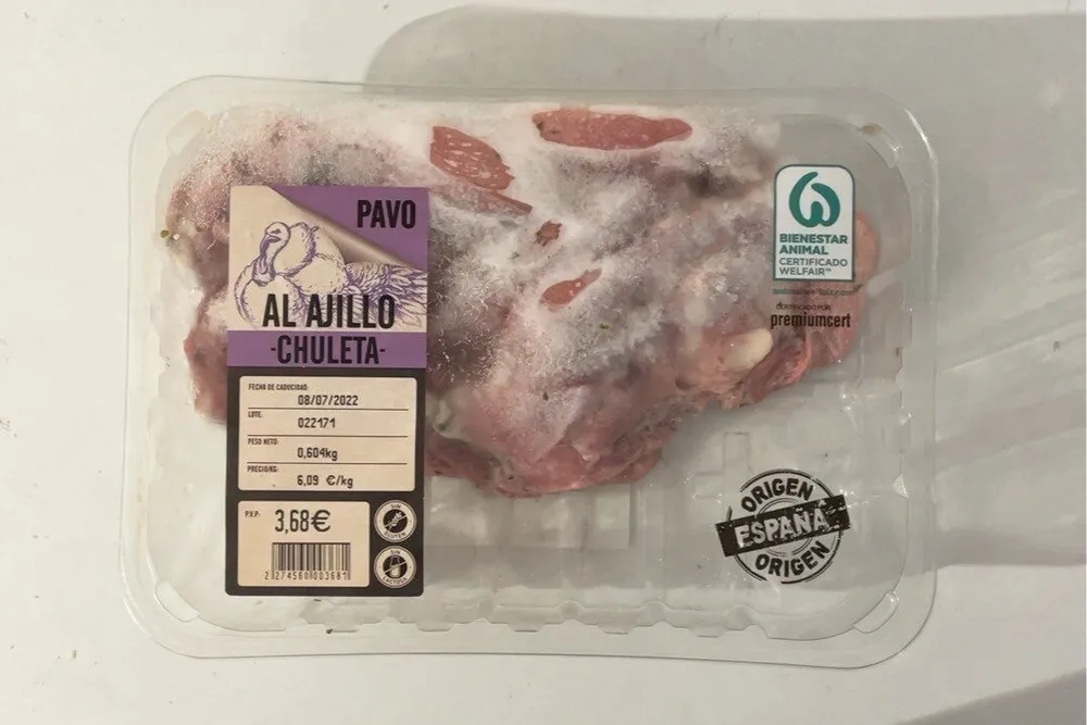 Pavo al ajillo