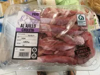 Chuleta de pavo al ajillo