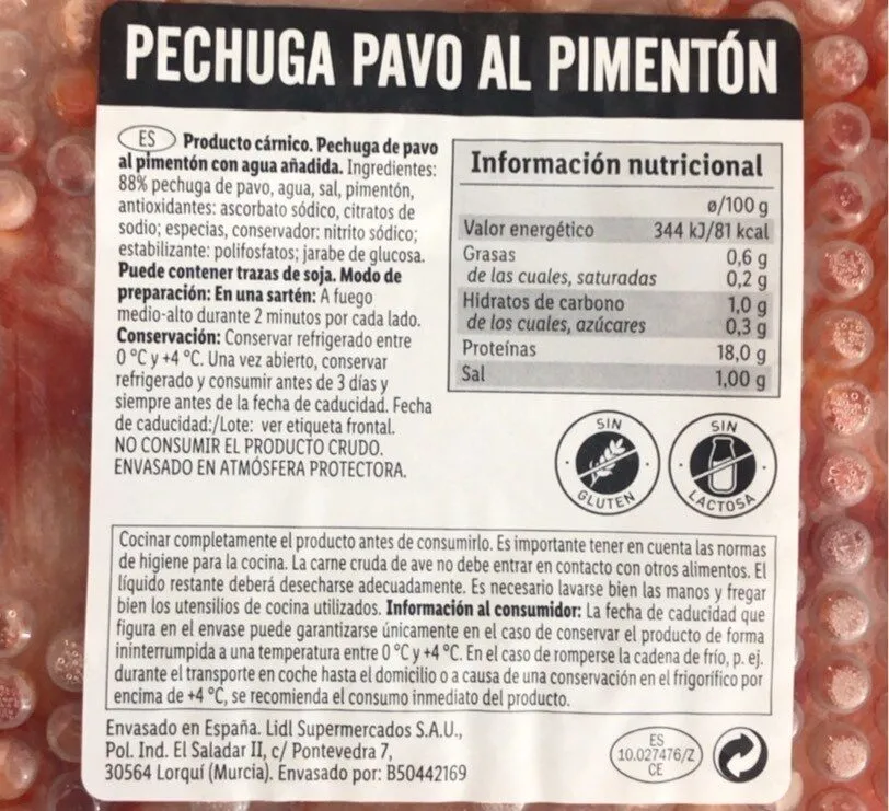 Pechuga al pimenton