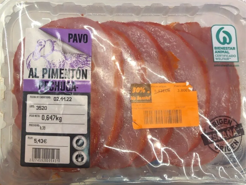 Pavo al pimentón