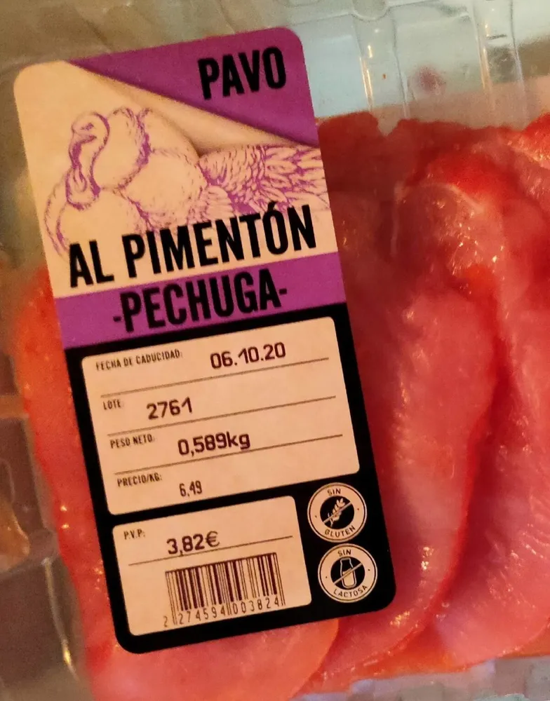Pavo al pimentón