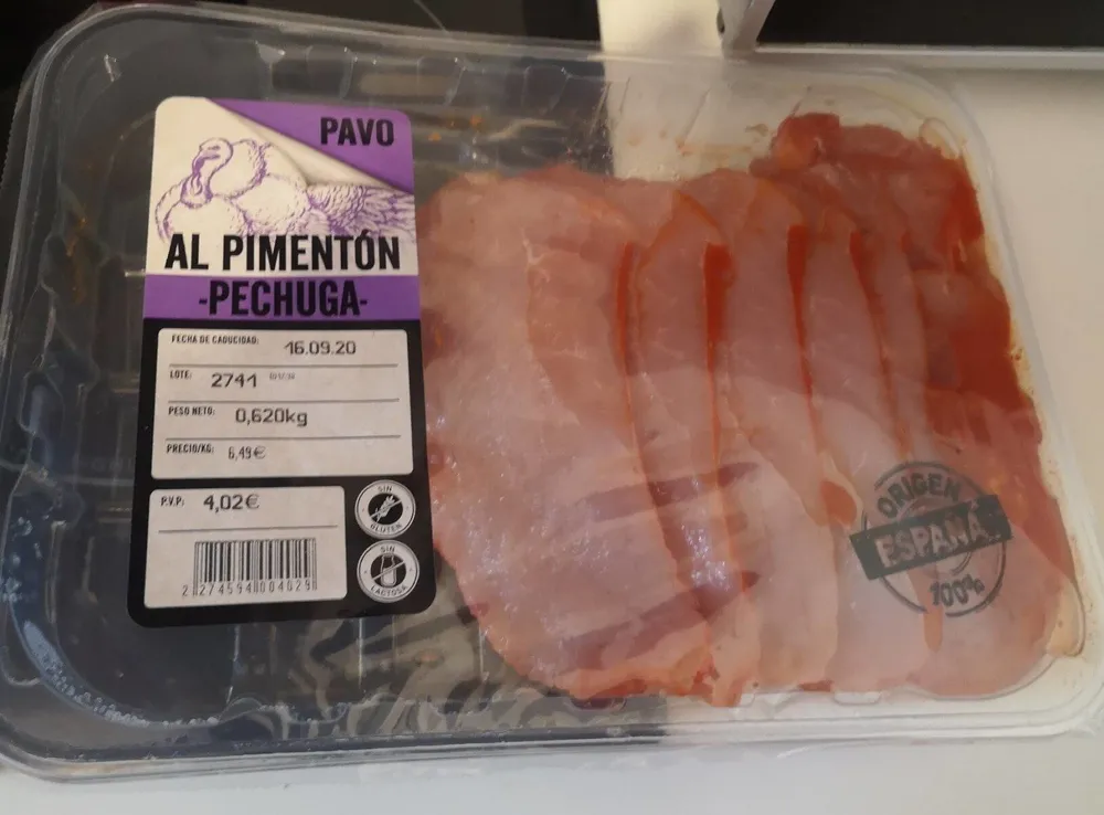 Pechuga pavo al pimenton