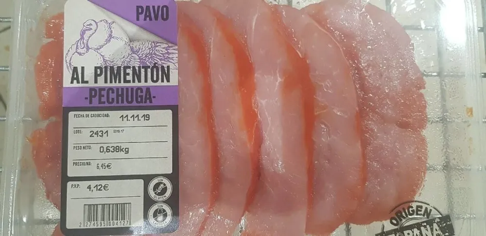 Pechuga pavo al pimenton
