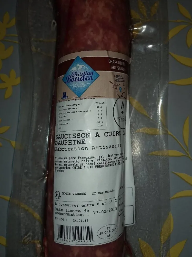 Saucisson à cuire du Dauphiné