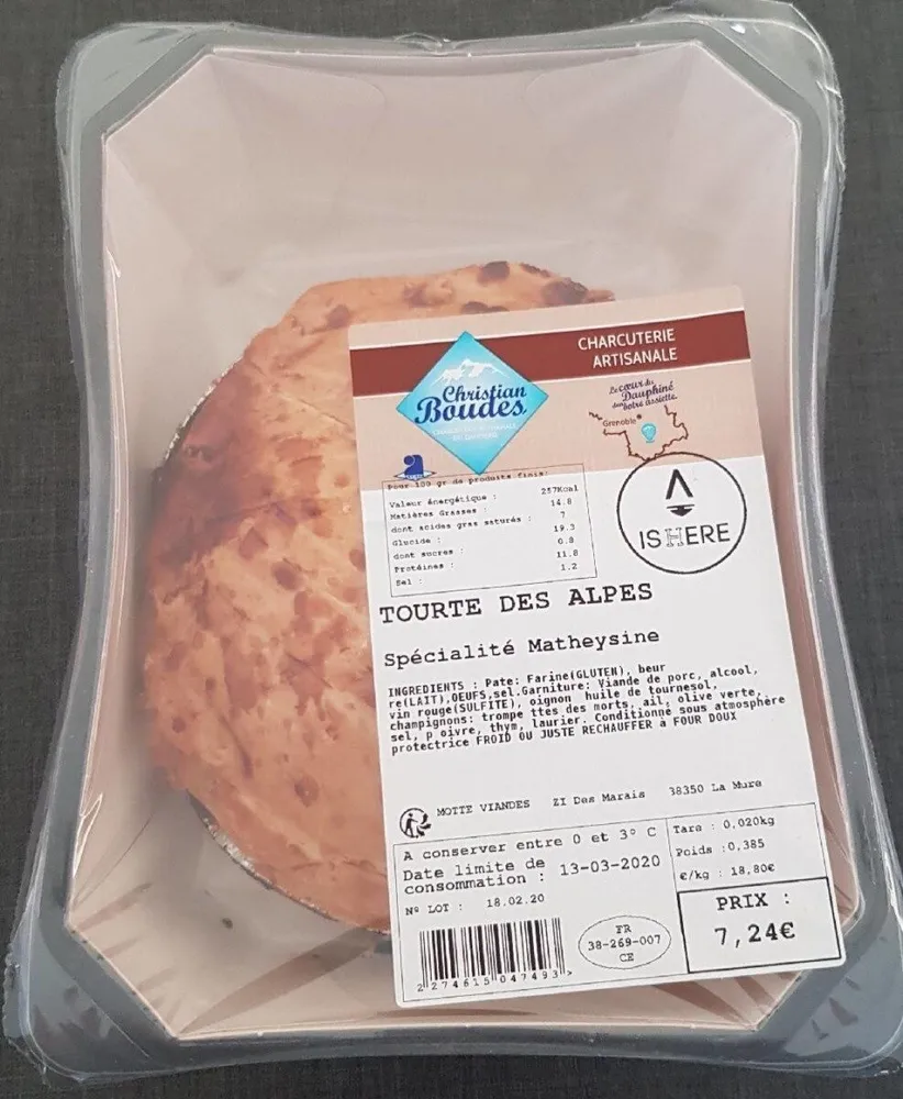 Tourte des Alpes