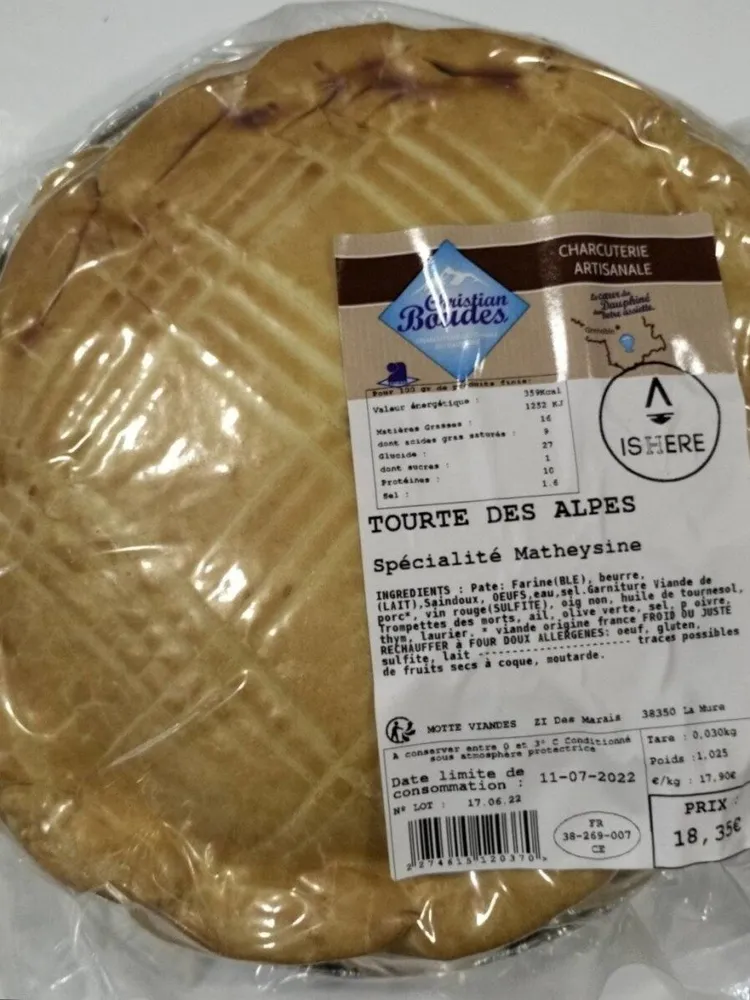Tourte des Alpes