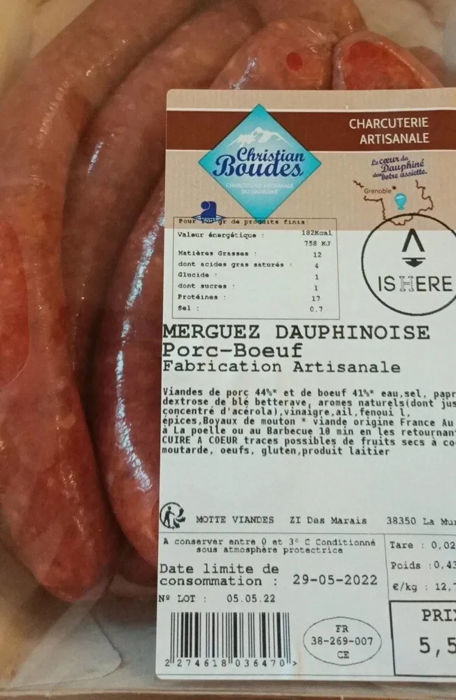 Merguez dauphinoise
