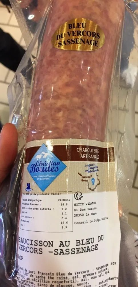 Saucisson au bleu du vercors