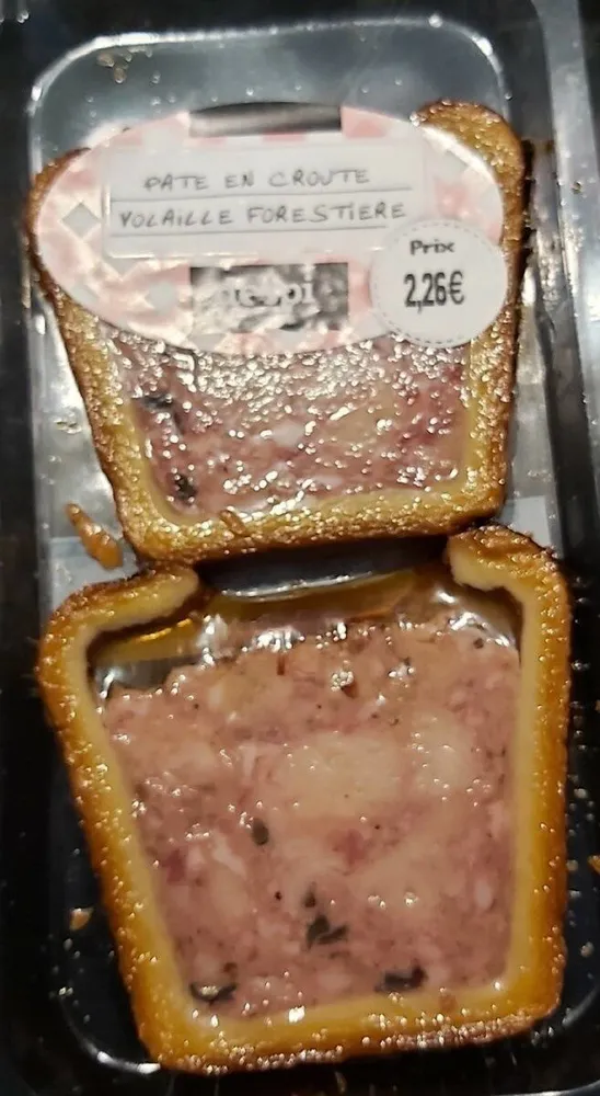 Pâté en croute volaille forestière