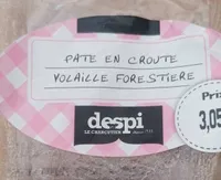 Pâté en croûte volaille forestière