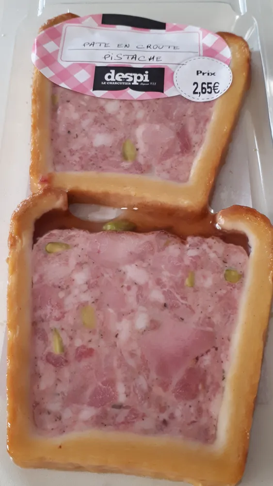 pâté en croûte pistache