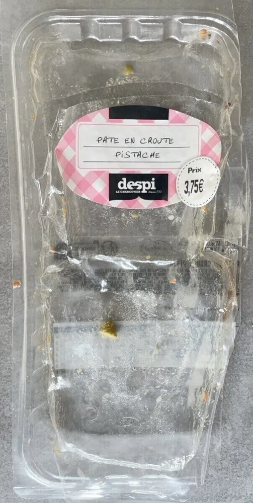 Pâté en croûte pistache