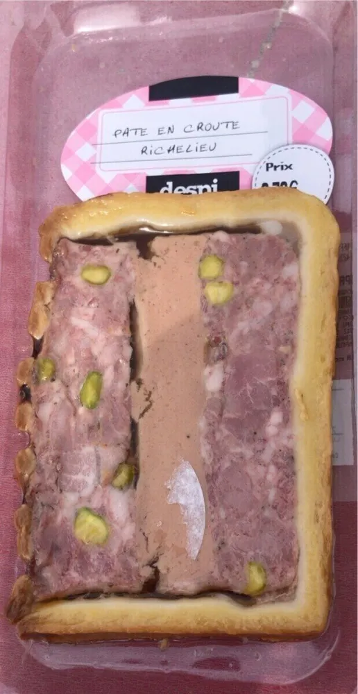 Pate en croute richelieu