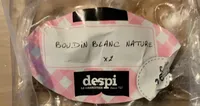Boudin blanc nature