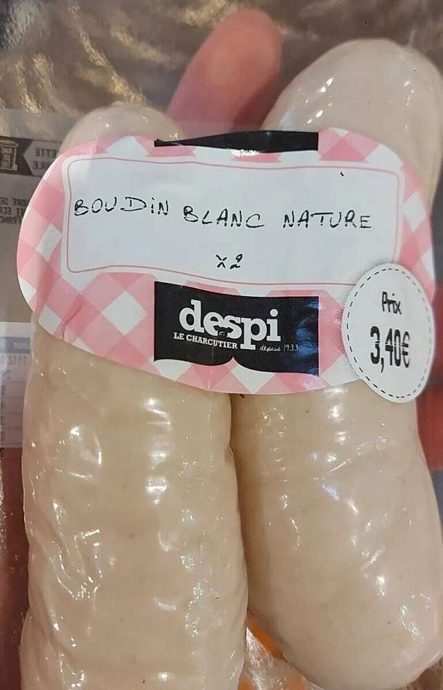 Boudin blanc nature