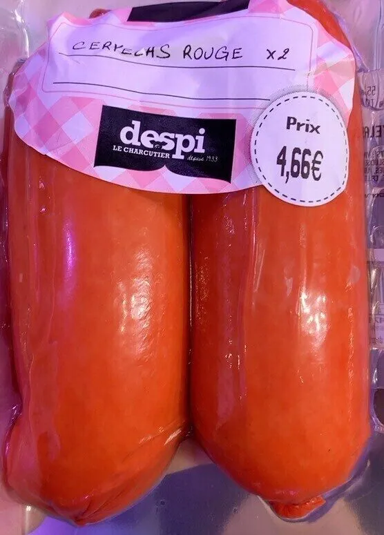 Cervelas rouge