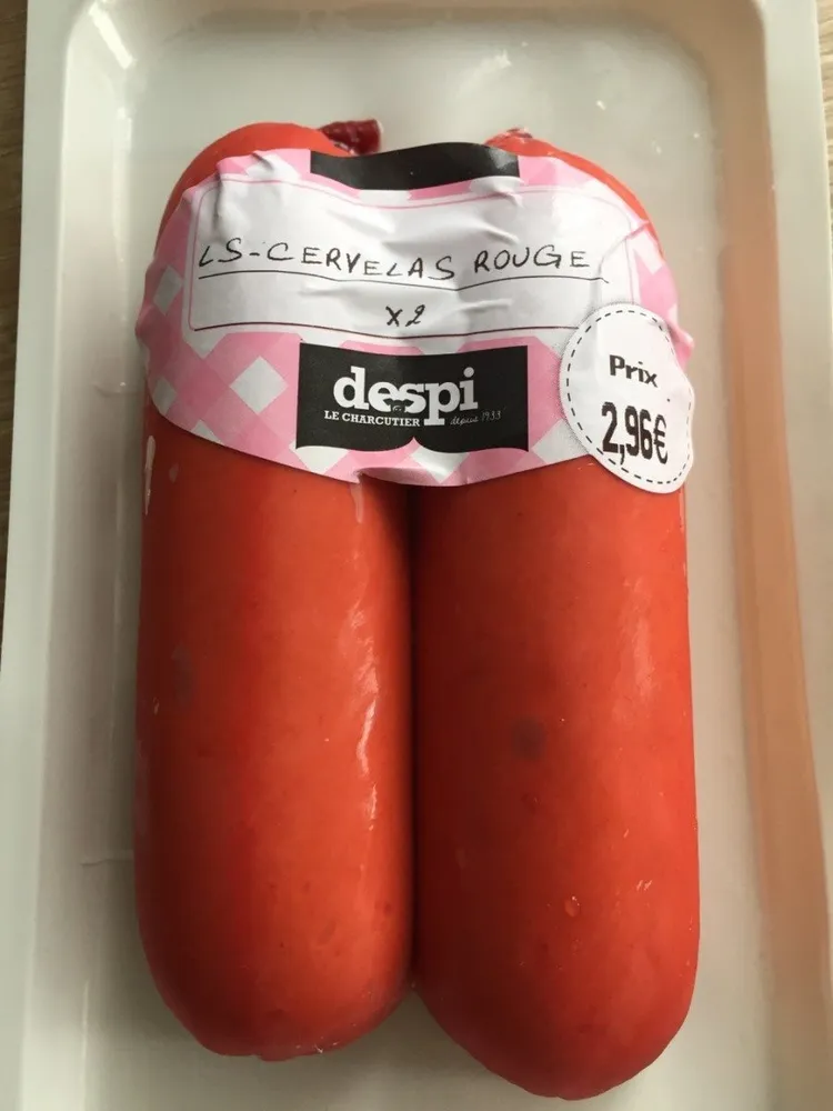Cervelas Rouge x2