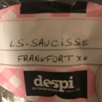 Saucisse de frankfort