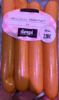 Saucisse frankfort