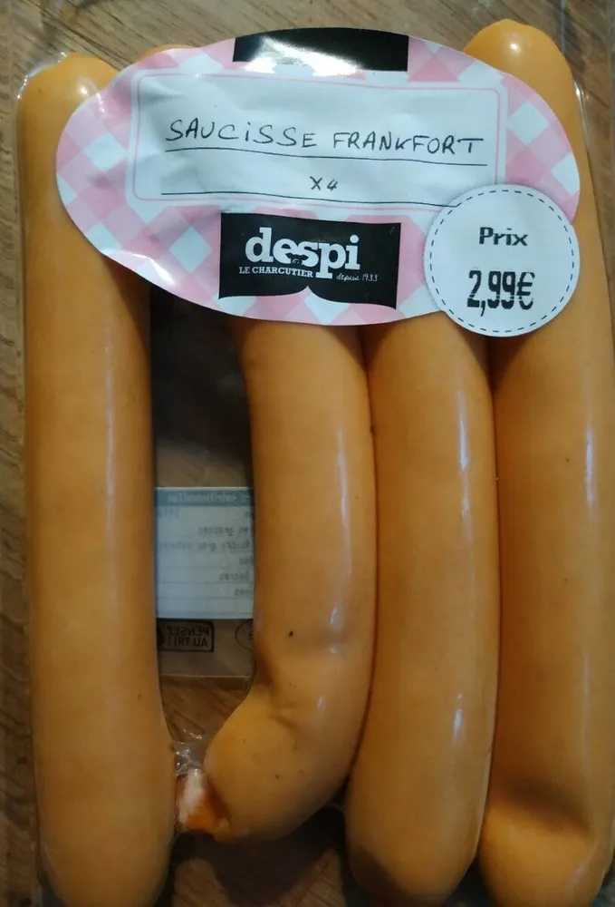 Saucisse frankfort