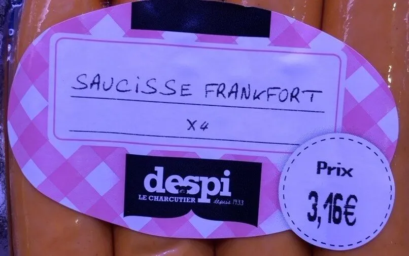 Sauccisse Frankfort