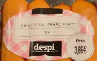 Saucisse francfort