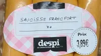 saucisse francfort