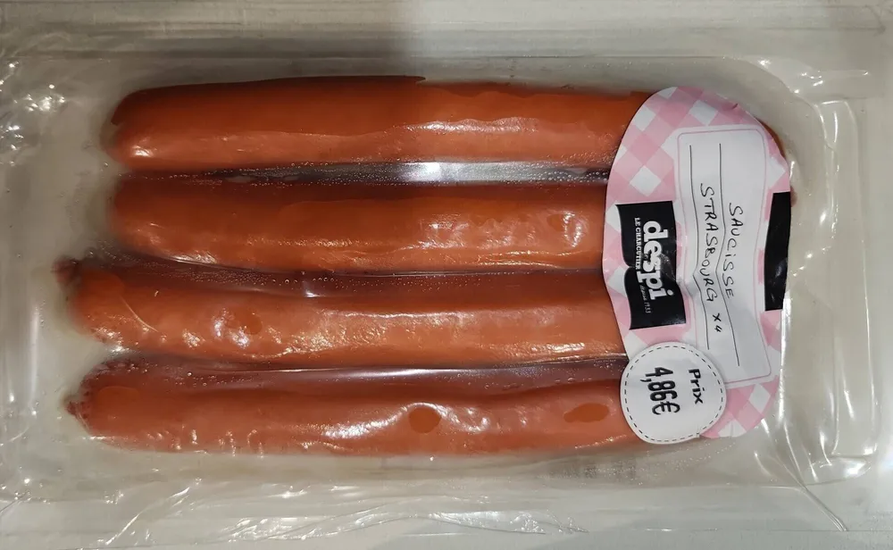 Saucisse de strasbourg