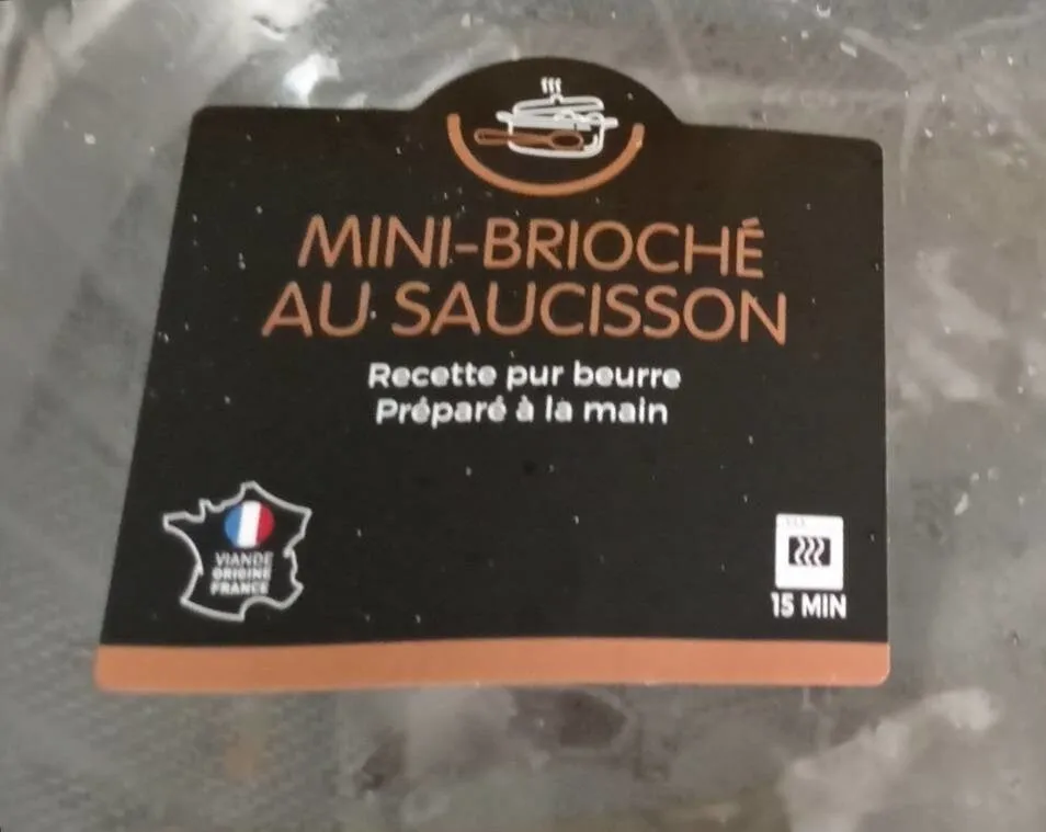 Mini brioché au saucisson