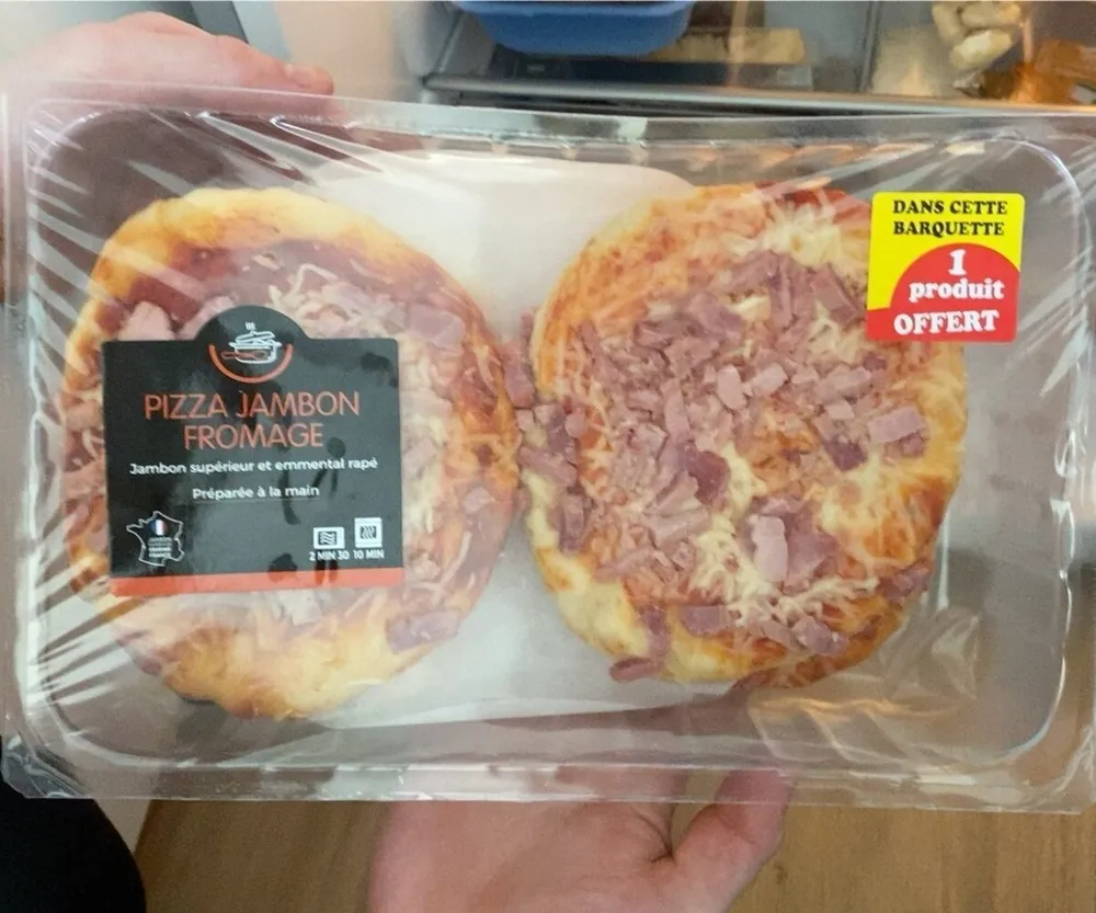 Pizza jambon fromage