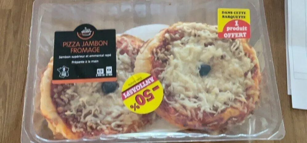 Pizza jambon fromage
