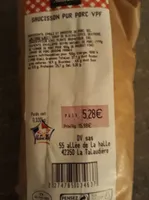 Saucisson pur porc vpf