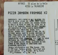 Pizza jambon fromage