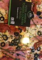 Pizza jambon tomate co fiyes et pistou