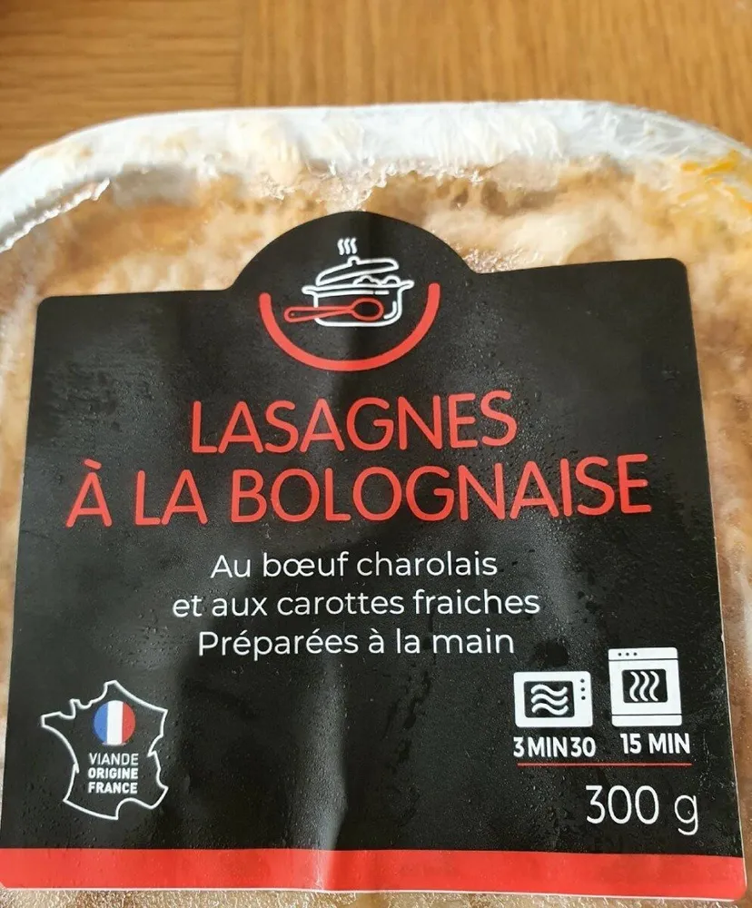 Lasagnes à la bolognaise