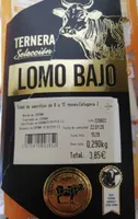 Ternera selección, lomo bajo