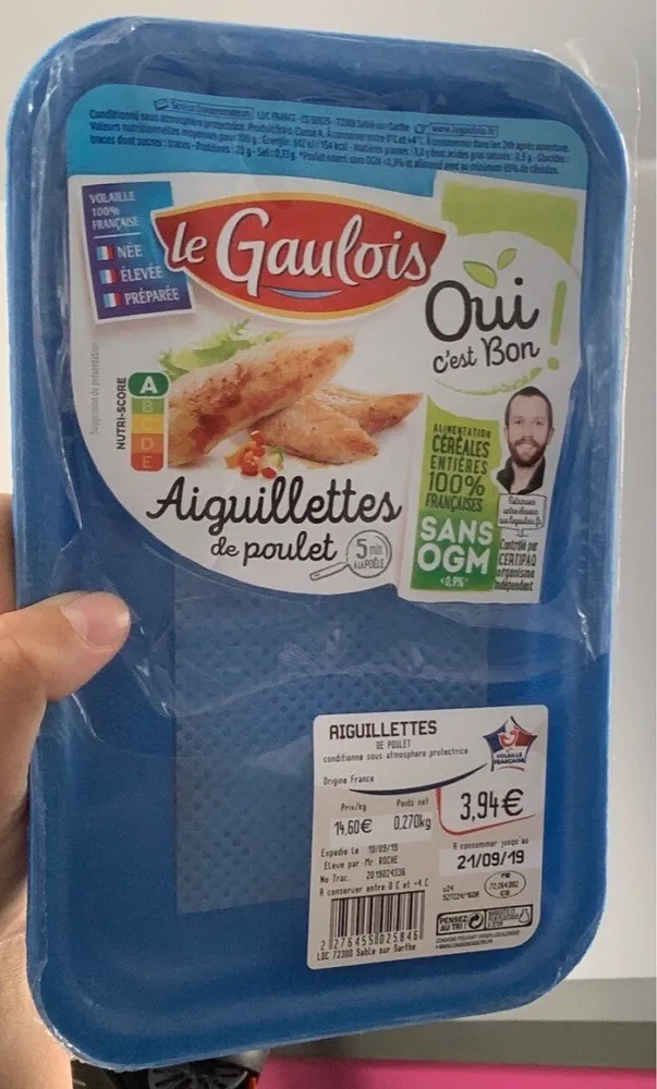 Aiguillettes de poulet