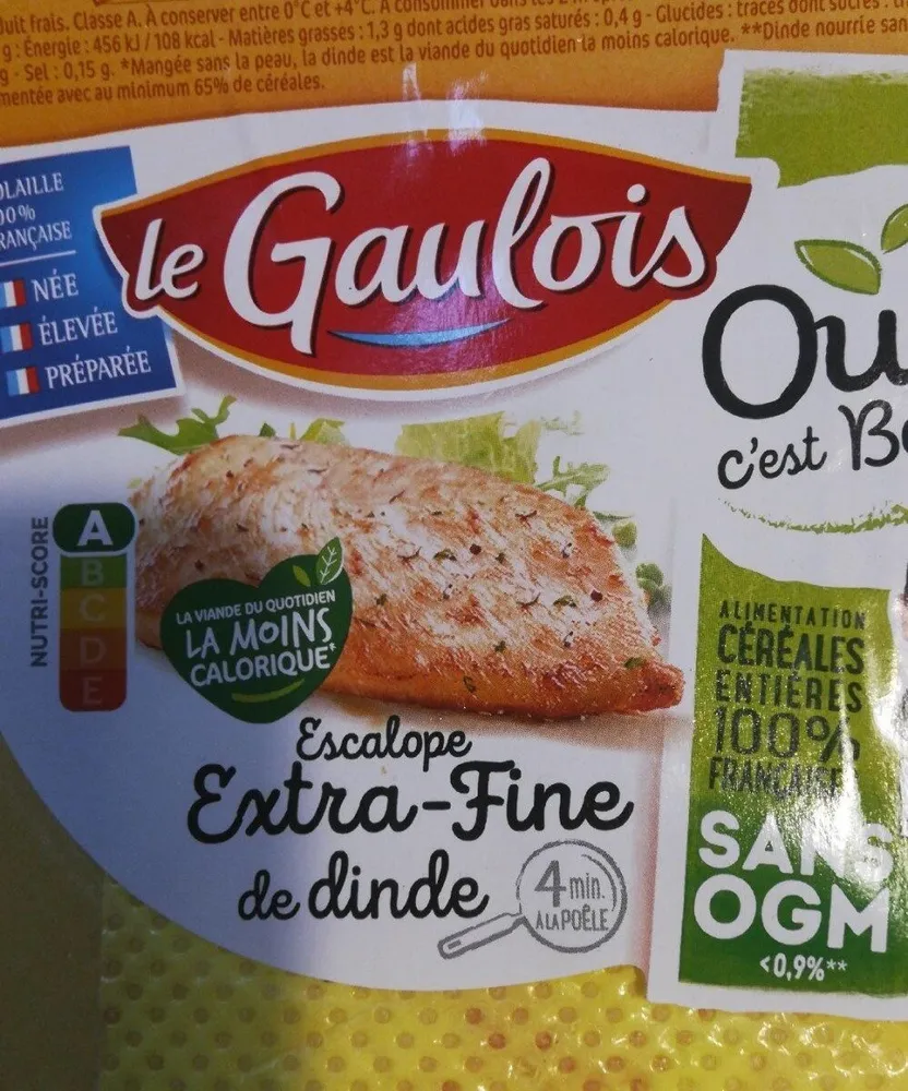 escalope extra fine de dinde