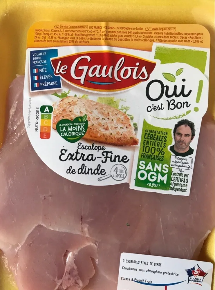 Escalope extra-fine de dinde