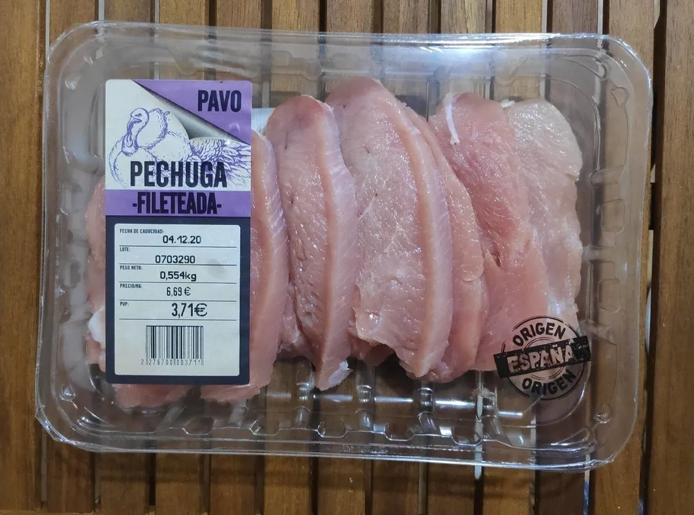 Pechuga Fileteada - Pavo