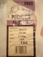 Pechuga fileteada
