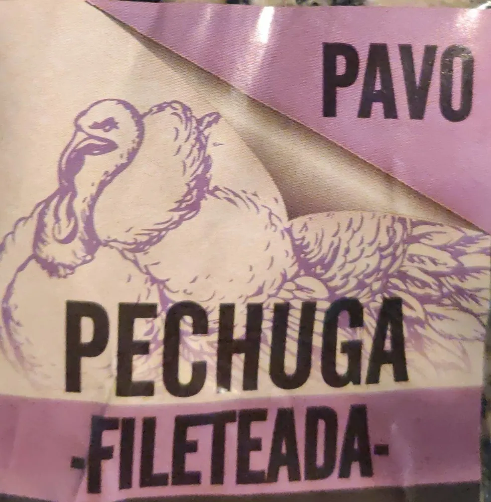 Pavo pechuga fileteada