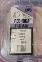 Pechuga fileteada de pavoñ