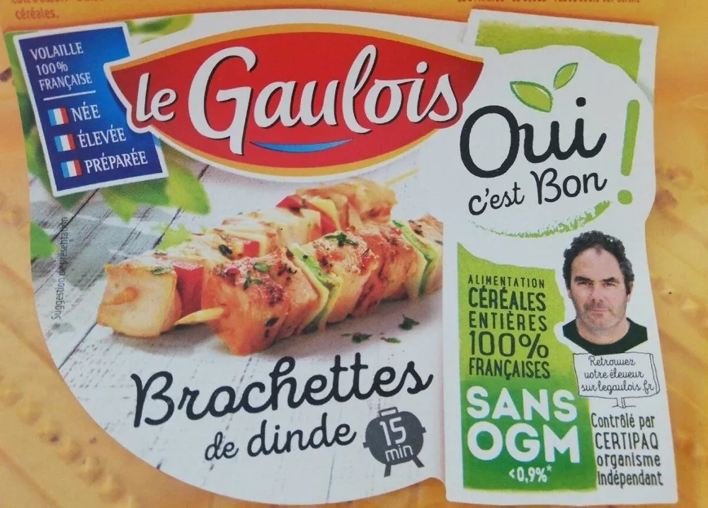 Brochette de dinde