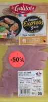Filet tranché de dinde