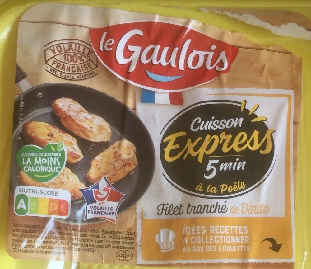Filet tranché de dinde Cuisson Express