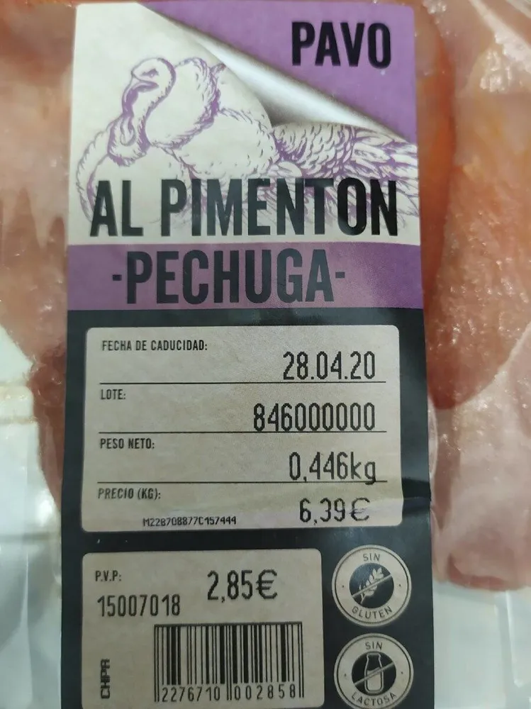 Pavo al pimenton